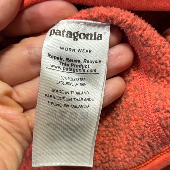 Patagonia Better Sweater Quarter Zip  Fleece- size small - Picture 10 of 10